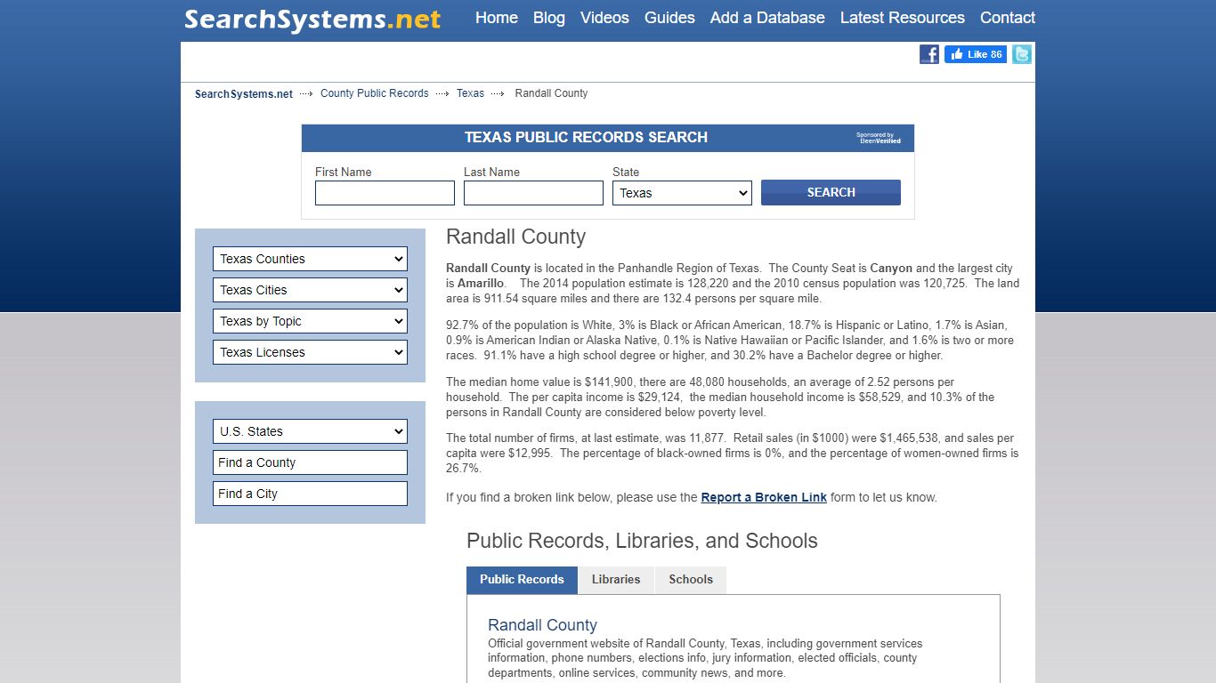 Randall County Criminal and Public Records